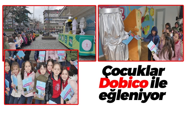 Trabzon'da çocuklar Dobico ile eğleniyor
