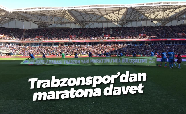 Trabzonspor'dan maratona davet