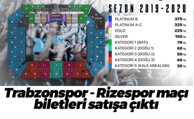 Trabzonspor - Rizespor maçı biletleri satışa çıktı