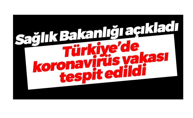 Koronavirüs Türkiye'de