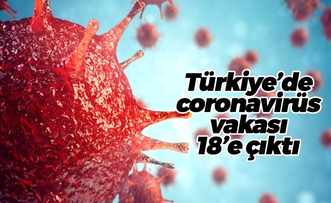 Türkiye'de coronavirüs vakası 18'e çıktı