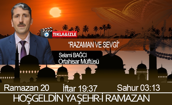13 Mayıs 2020 Trabzon iftar vakti "Ramazan ve Sevgi"