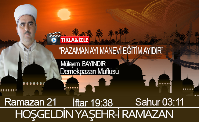 14 Mayıs 2020 Trabzon iftar vakti "Ramazan Ayı Manevi Eğitim Ayıdır"