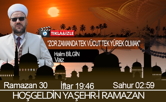 23 Mayıs 2020 Trabzon iftar vakti "Zor Zamanda Tek Vücut Tek Yürek Olmak"