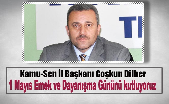 KAMU-SEN Trabzon İl Temsilciliği 1 Mayıs Emek ve Dayanışma Günü nedeniyle basın açıklaması yaptı.