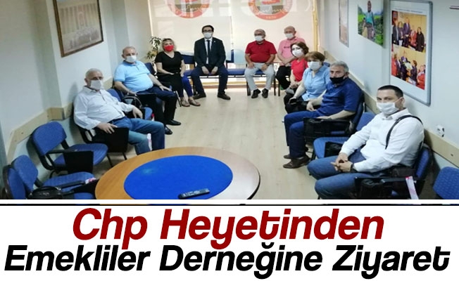 Chp Trabzon İlçe Heyeti Emekliler Derneğini Ziyaret Etti