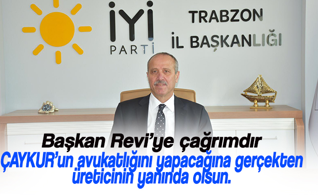 İYİ Parti İl Başkanı Azmi Kuvvetli'den Başkan Revi'ye cevap