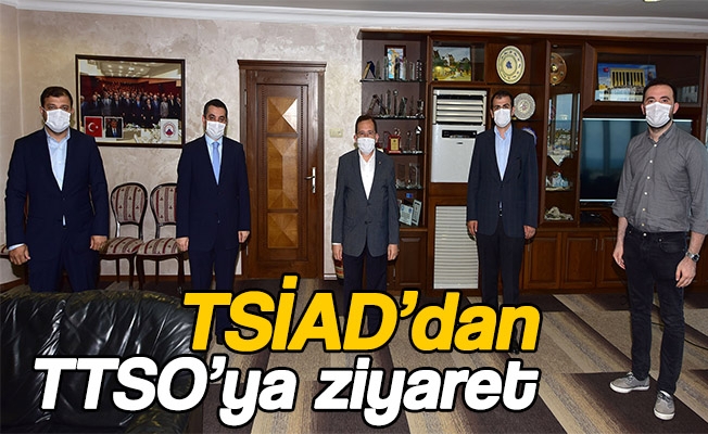 TSİAD Başkanı Sırrı Eren, Trabzon Ticaret ve Sanayi Odası’nı ziyaret etti.