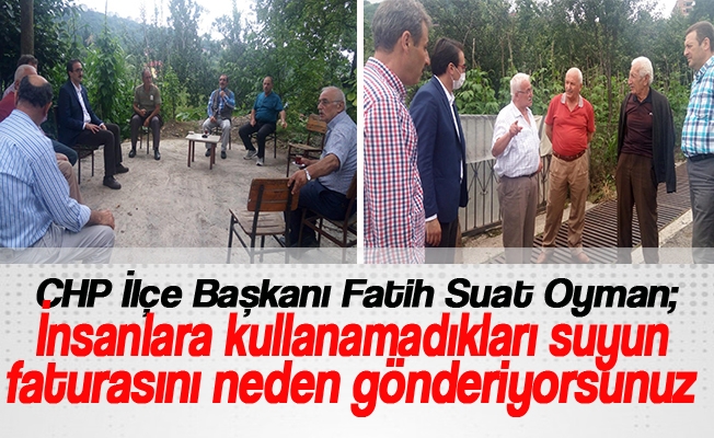 CHP İlçe Başkanı Fatih Suat Oyman ve İlçe Yöneticileri Mahalle Ziyaretlerini Sürdürüyor.