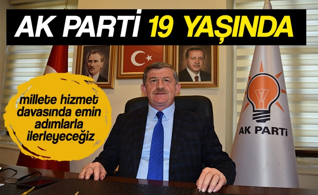 AK Parti Trabzon İl Başkanı Haydar Revi AK Parti'nin 19. Kuruluş yıldönümü dolayısıyla mesaj yayınladı.