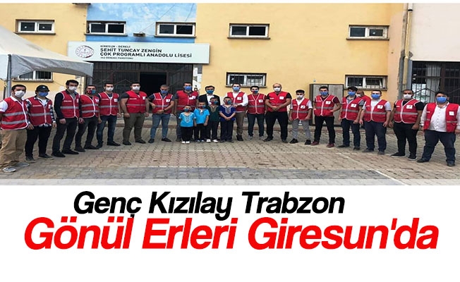 Genç Kızılay Trabzon'un Gönül Erleri Giresun'da