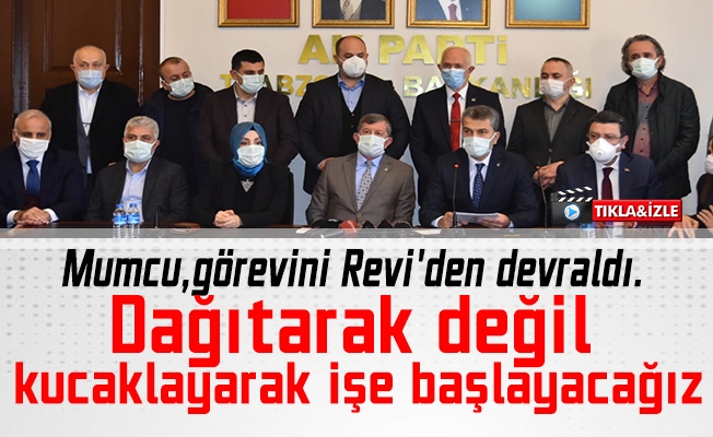 Sezgin Mumcu, AK Parti Trabzon İl Başkanlığı görevini devraldı!