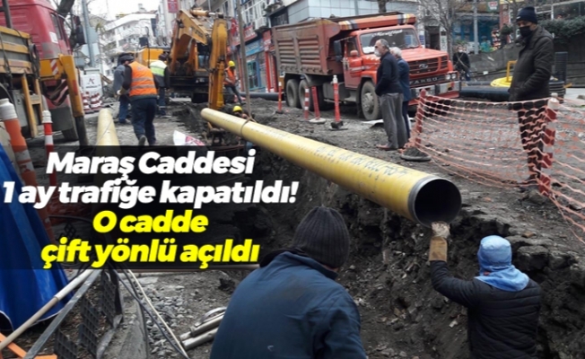 Trabzon’da Gazipaşa Caddesi çift yönlü trafiğe açıldı