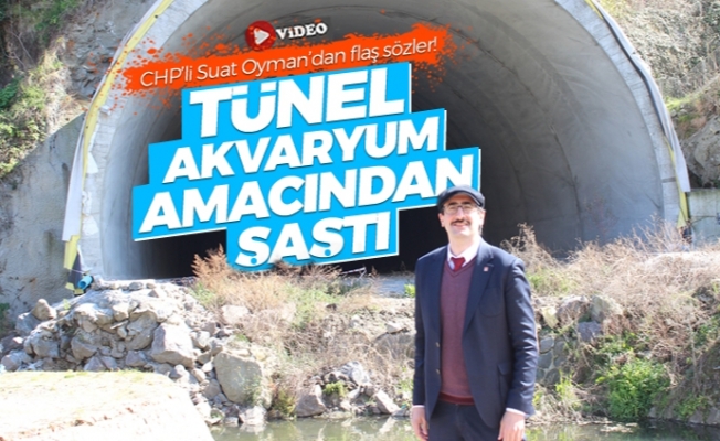 CHP'li Oyman'dan flaş sözler! "Tünel akvaryum amacından şaştı"