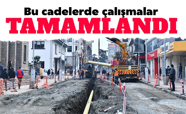 Trabzon'un en işlek caddelerinde çalışmalar tamamlandı