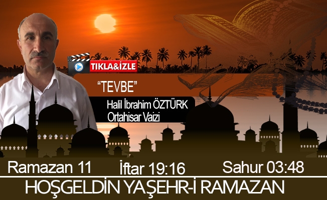 23 Nisan 2021 Trabzon iftar vakti "İslamda Çalışma ve Dürüstlük”