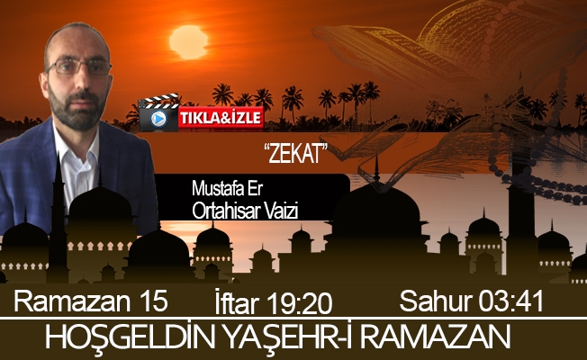 27 Nisan 2021 Trabzon iftar vakti "Zekat”