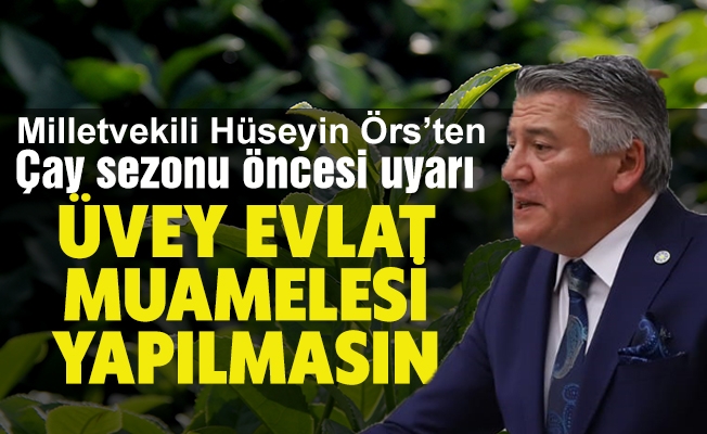 Trabzon Milletvekili Örs uyardı: Gerekli tedbirler alınsın!