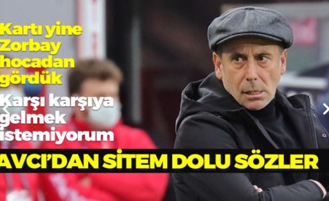Trabzonspor Teknik Direktörü Abdullah Avcı'dan sitem dolu sözler