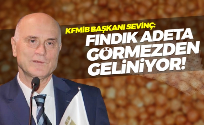 KFMİB Başkanı Sevinç: "Fındık adeta görmezden  geliniyor!"