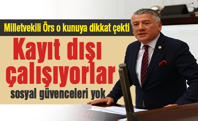 Milletvekili Dr. Hüseyin Örs, kurye ve kargo çalışanlarının sorunlarını TBMM'ye taşıdı.