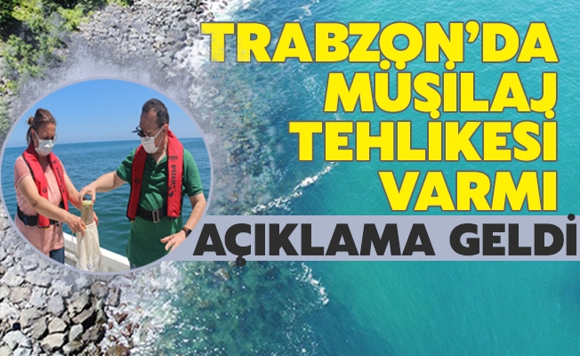 Trabzon Sürmene açıklarında müsilaj mı oluştu?