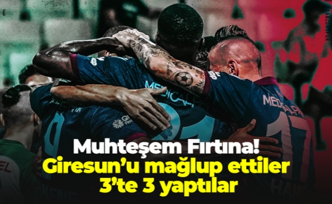 Trabzonspor 3'te 3 yaptı!