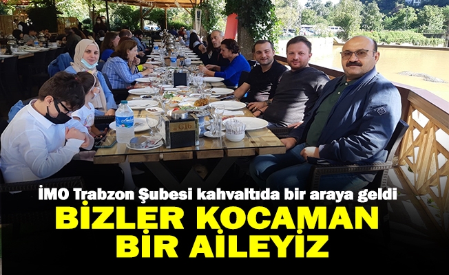 İMO Trabzon Şubesi kahvaltıda bir araya geldi