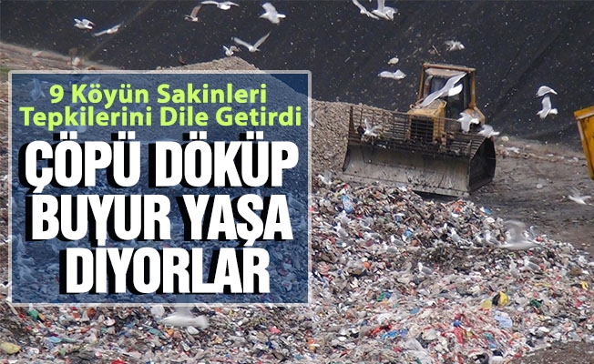 Trabzon’da çok sayıda köyde çöp kokusu tepkisi!
