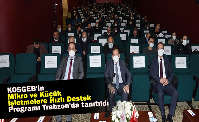 KOSGEB'in Mikro ve Küçük İşletmelere Hızlı Destek Programı Trabzon'da tanıtıldı