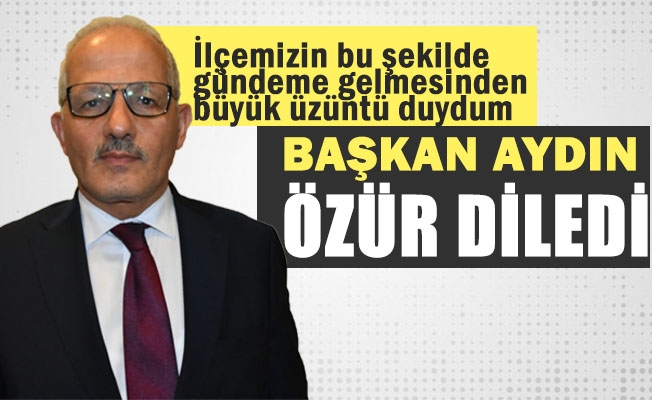 Köprübaşı Belediye Başkanı Ali Aydın: Basın ve kamuoyundan özür diliyorum.