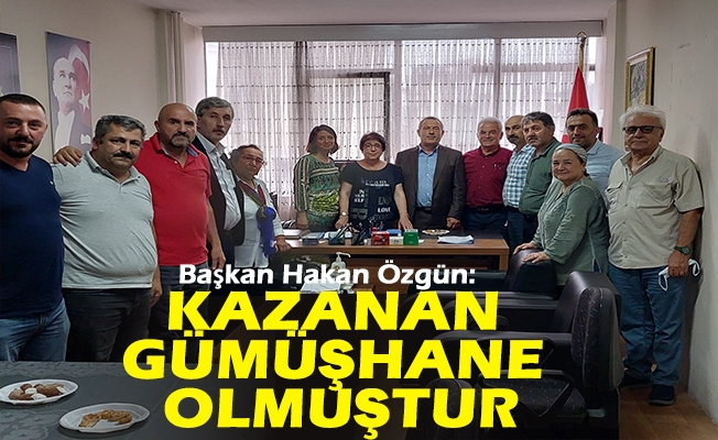 Trabzon Gümüşhaneliler Derneğinde yeni başkanını seçti.