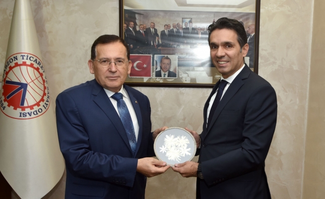 KKTC Başkonsolosu Çağatay’dan TTSO’ya ziyaret