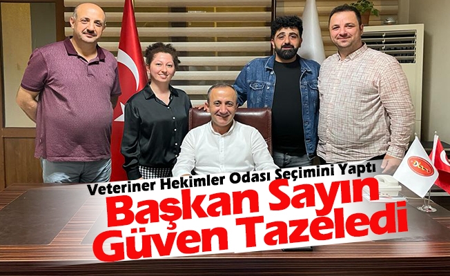 Trabzon Bölgesi (Artvin-Rize-Gümüşhane-Bayburt-Trabzon) Veteriner Hekimler Odası Seçimini Yaptı