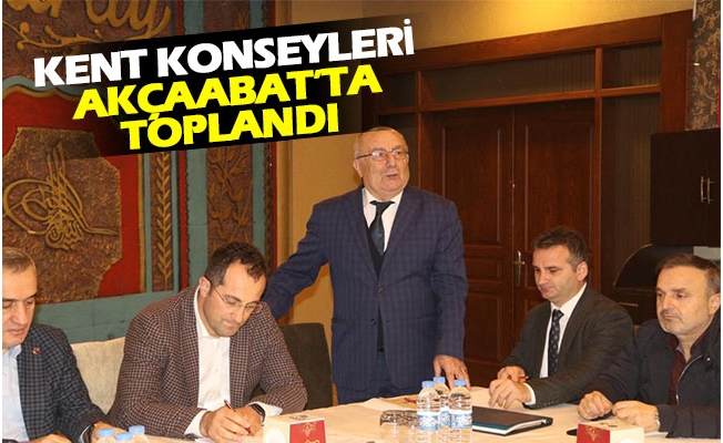 Kent Konseyleri Akçaabat'ta Toplandı
