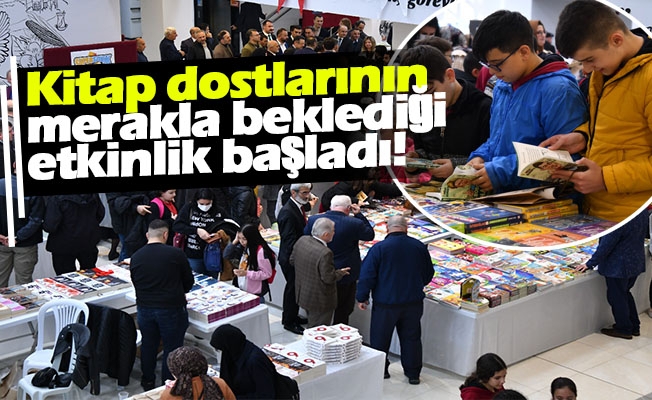 Kitap dostlarının merakla beklediği etkinlik başladı!