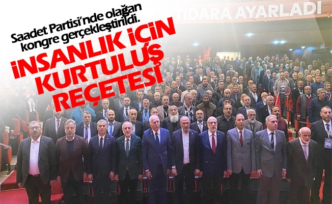 Trabzon’da Saadet Partisi’nde olağan kongre gerçekleştirildi.