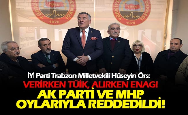 Milletvekili Hüseyin Örs, (TÜED) Trabzon Şubesini ziyaret etti. 