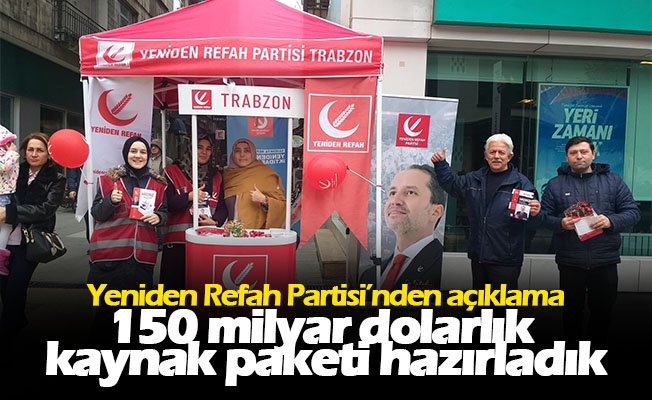 Yeniden Refah Partisi İl Kadın Kolları Maraş Caddesinde Üye Standını açtı