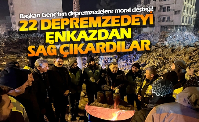 Başkan Genç’ten depremzedelere moral desteği!