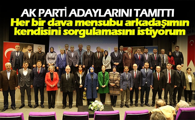 Ak Parti'de Aday Adayı Tanıtım Toplantısı Yapıldı