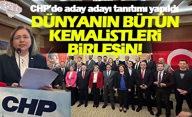 CHP 'de Milletvekili aday adayı tanıtım toplantısı yapıldı.