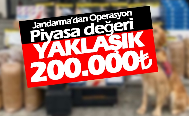 "Jandarma'dan Kaçak Sigara İmalathanesine Operasyon"