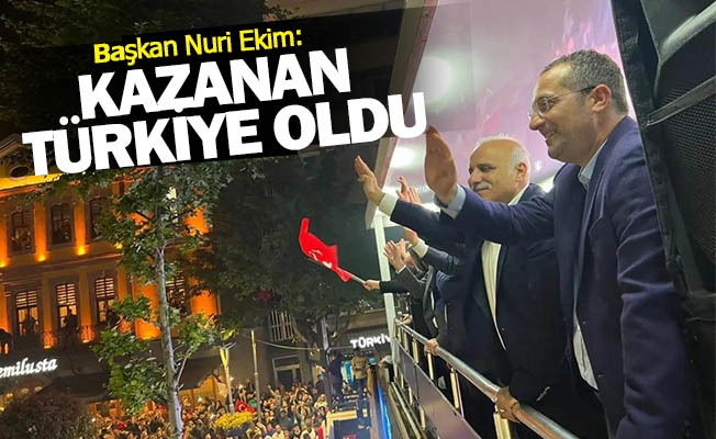 Kazanan Türkiye Oldu; Teşekkürler Akçaabat
