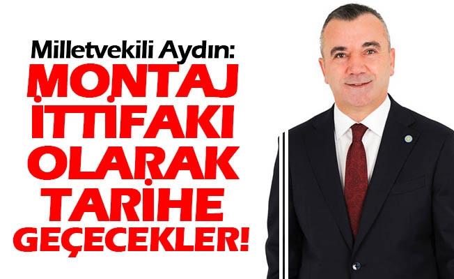 Milletvekili Aydın: Sayın Cumhurbaşkanı iftira attıklarını itiraf etti. Türk milletinden özür dilemeliler