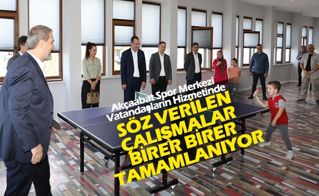 Akçaabat Spor Merkezi Vatandaşların Hizmetinde