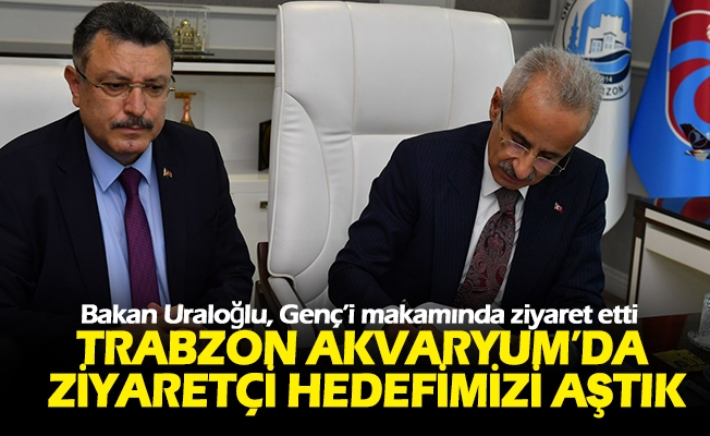 Bakan Uraloğlu, Genç’i makamında ziyaret etti