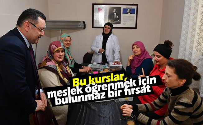 Bu kurslar, meslek öğrenmek için bulunmaz bir fırsat