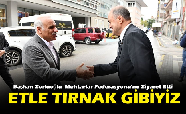 Başkan Zorluoğlu Trabzon Muhtarlar Federasyonu’nu Ziyaret Etti Başkan Zorluoğlu Trabzon Muhtarlar Federasyonu’nu Ziyaret Etti
