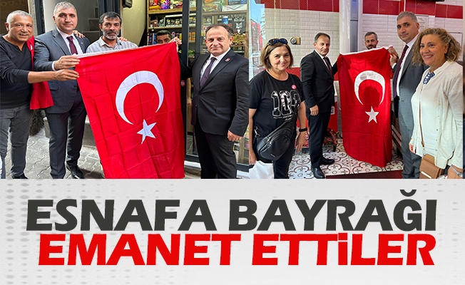 CHP İl ve İlçe Başkanları Bayrağımızı Emanet Etti.